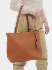 Коричневый женская сумка из экокожи