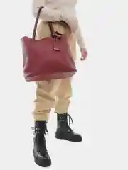 Красный женская сумка из экокожи