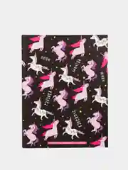 Фуксия ежедневник творческого человека "Единороги", твёрдая обложка, А5 , 120 листов