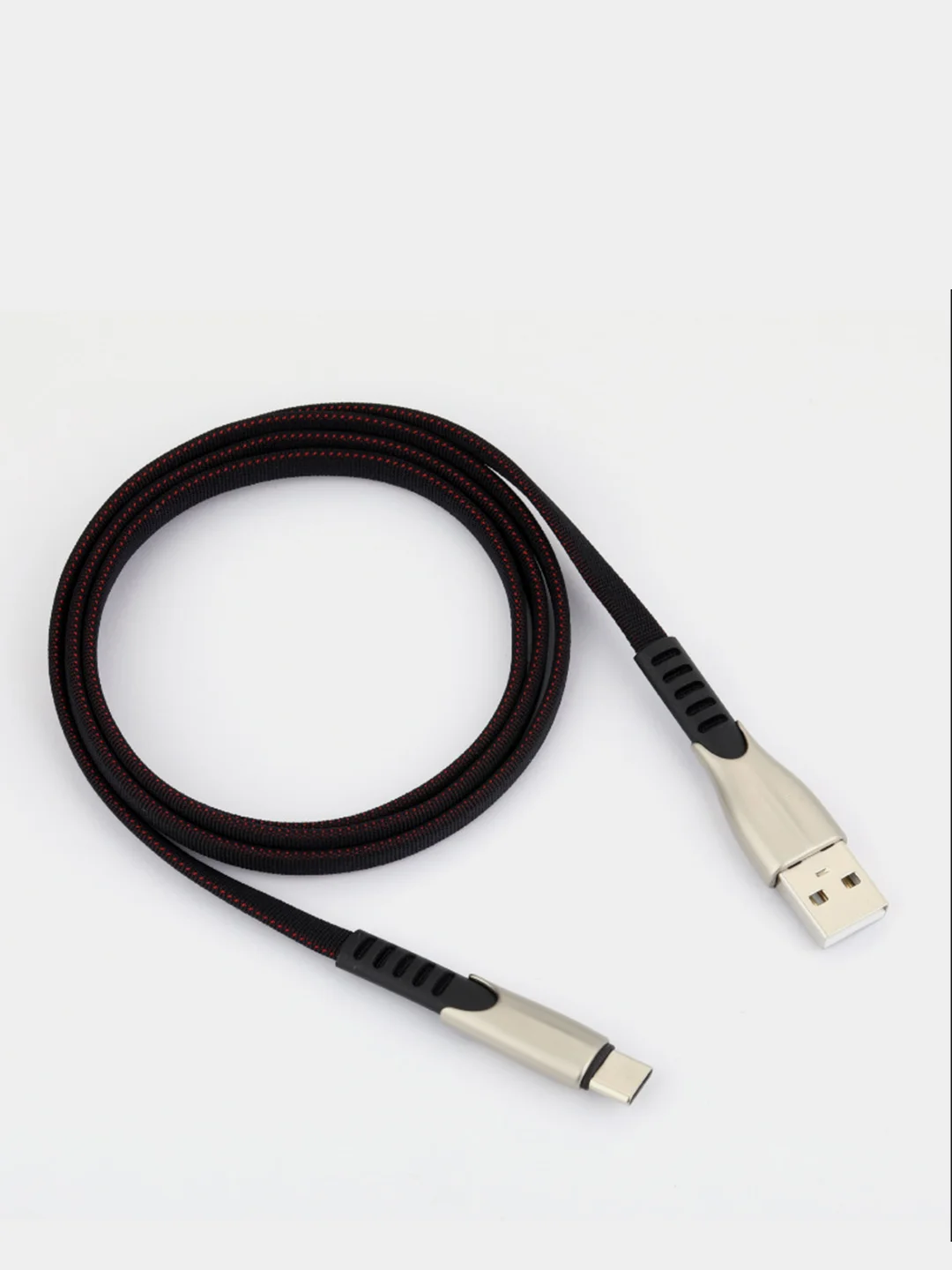 Черный usb кабель Olaf для быстрого заряда Quallcomm 3.0