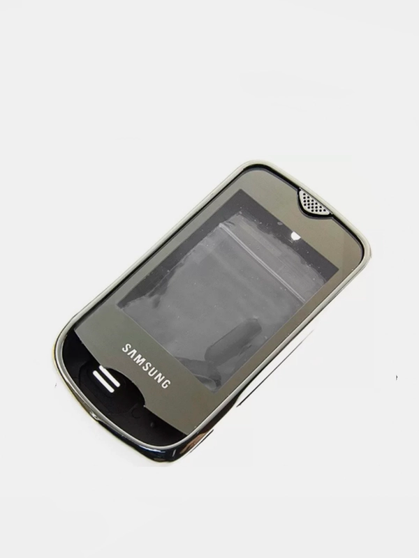 Корпус для Samsung S3370 со средней частью и клавиатурой, черный