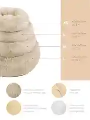 Пушистый лежак 40 см, для мелких кошек и собак