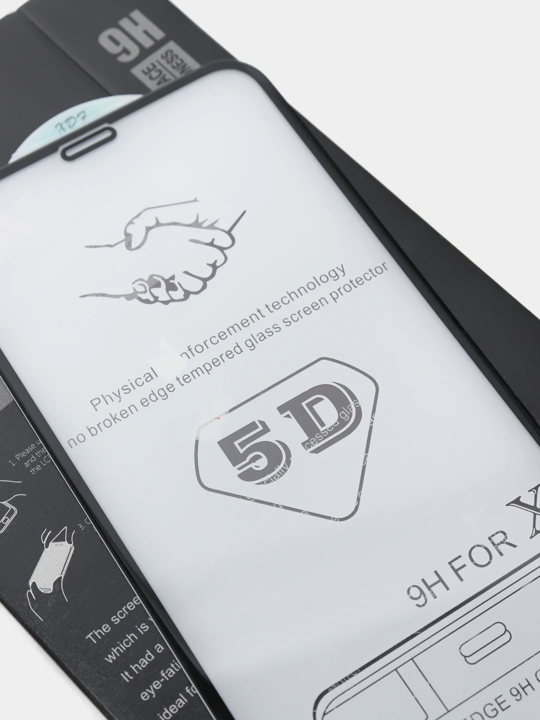 Белый защитное стекло на iphone