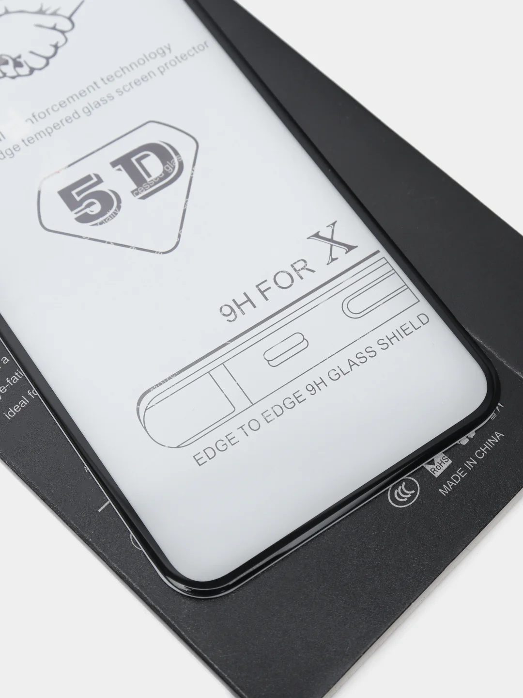 Белый защитное стекло на iphone