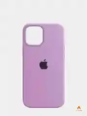 Пурпурный чехол для iPhone 12 Pro Max, силиконовый, c логотипом