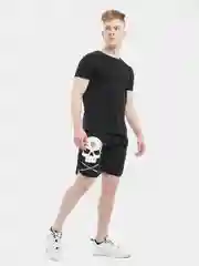 Белый шорты спортивные мужские