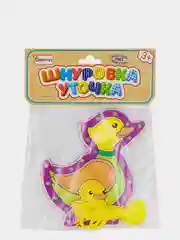 Деревянная игрушка - Шнуровка Уточка