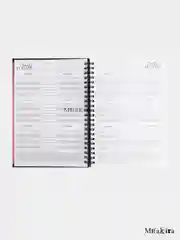Планинг для записи клиентов А5, 86 листов, на гребне Make today, с уф - лаком