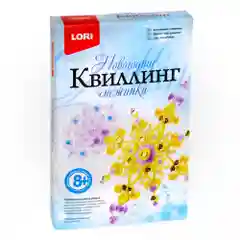 Набор для создания снежинки в технике квиллинг Кружевные снежинки. Lori
