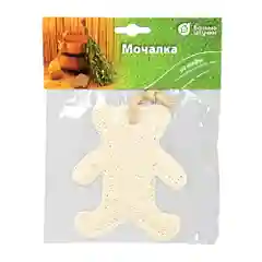 Мочалка из люфы, спонж Мишка