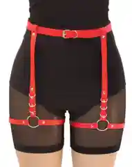Красный гартеры женские