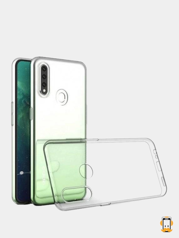 Чехол OPPO A31 (2020), прозрачный, силиконовый