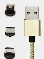 X-CABLE / Магнитный USB-кабель для зарядки  Айфон c коннектером
