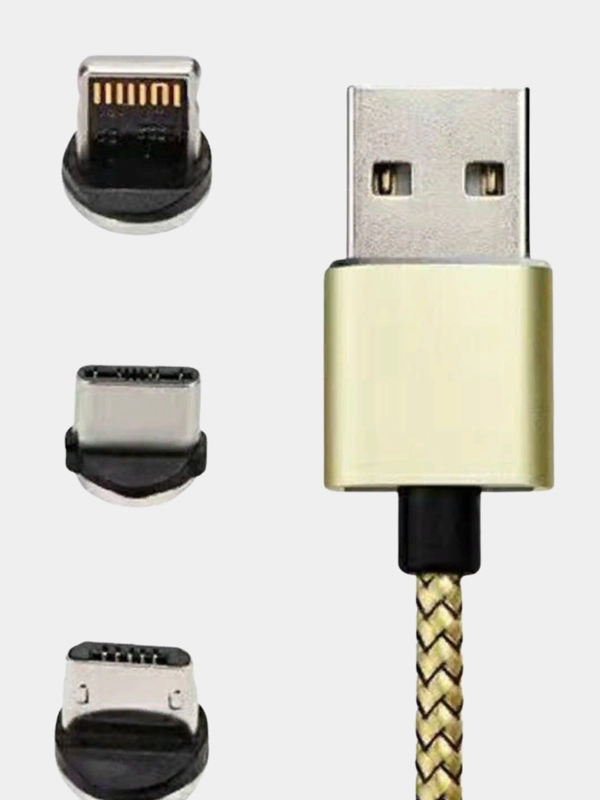 X-CABLE / Магнитный USB-кабель для зарядки  Айфон c коннектером
