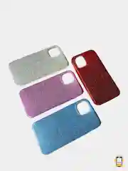 Зеленый чехол iPhone 12 mini (5.4), блестящий, сияющий, Айфон 12 мини