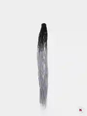 Серый меланж сенегальские косы, афрокосы, канекалон, дреды