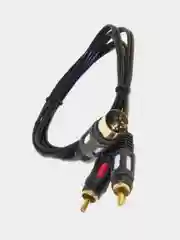 Шнур кабель DIN 5 pin штекер  -  2 RCA штекер позолоченный длина 1.5метра