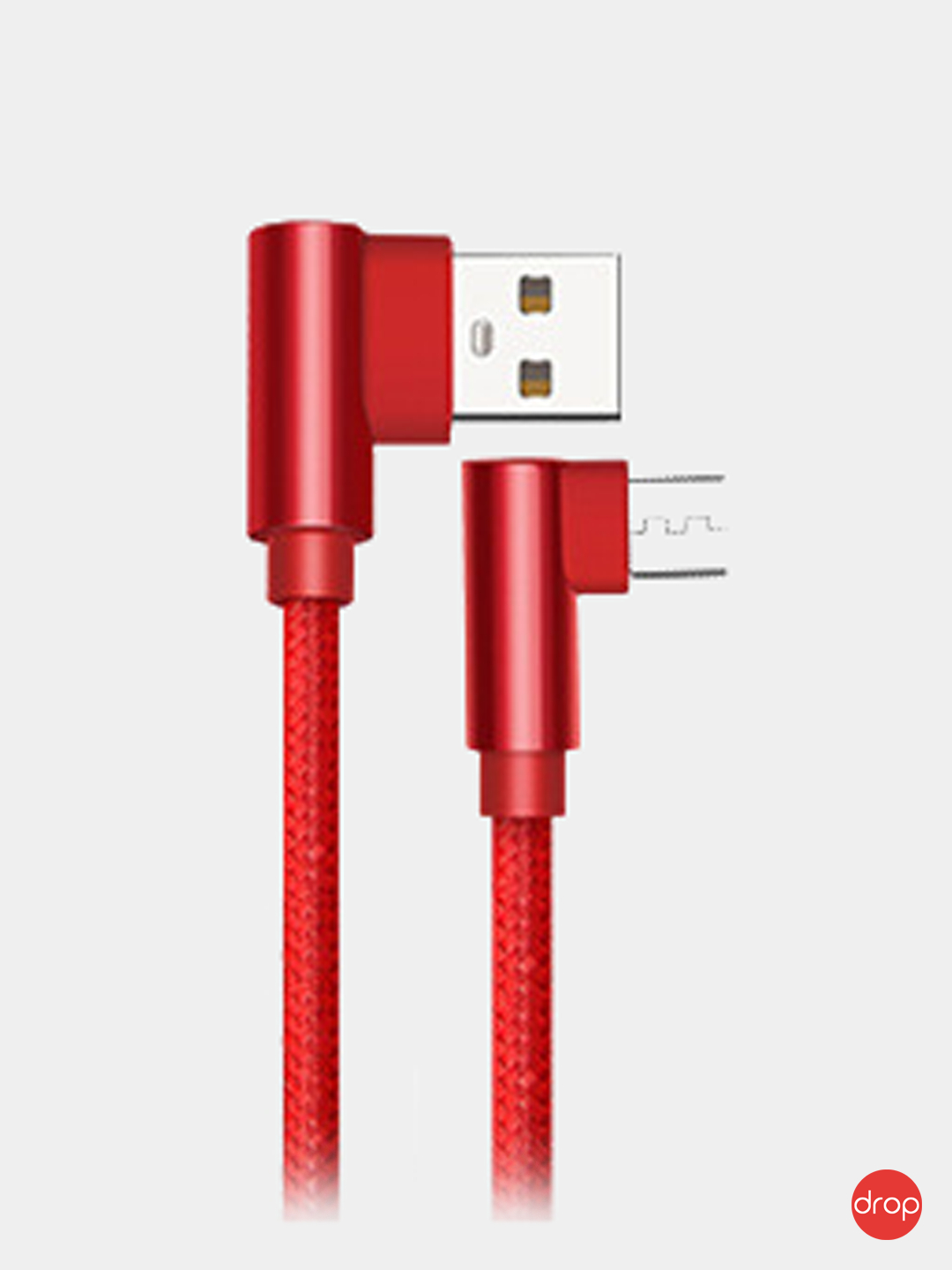 IPhone / Micro USB / Type - C кабель угловой 1м, 2м для быстрой зарядки и  передачи данных купить по цене 120 ₽ в интернет-магазине Магнит Маркет