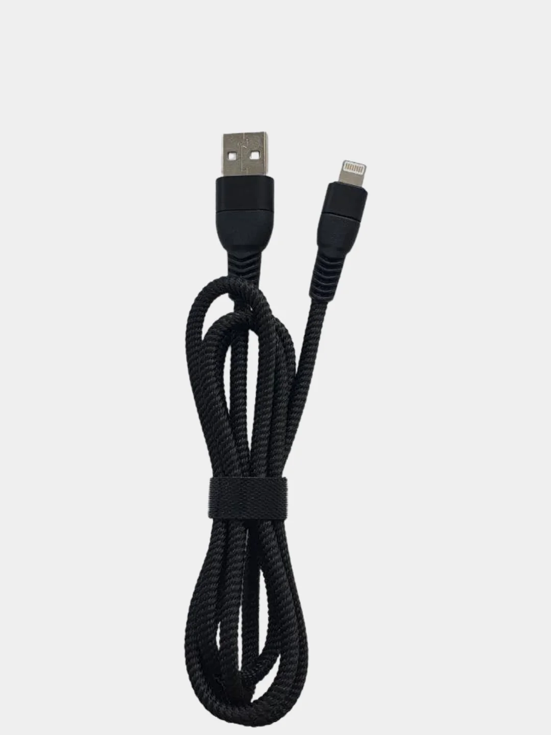 Черный кабель USB для Apple iPhone для зарядки и передачи данных