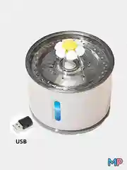 Белый автоматическая поилка-фонтан для кошек и собак