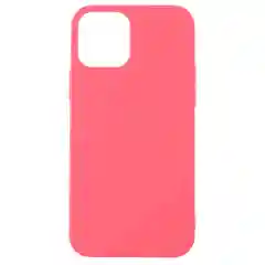 Розовый силиконовый чехол для iPhone 12 Mini