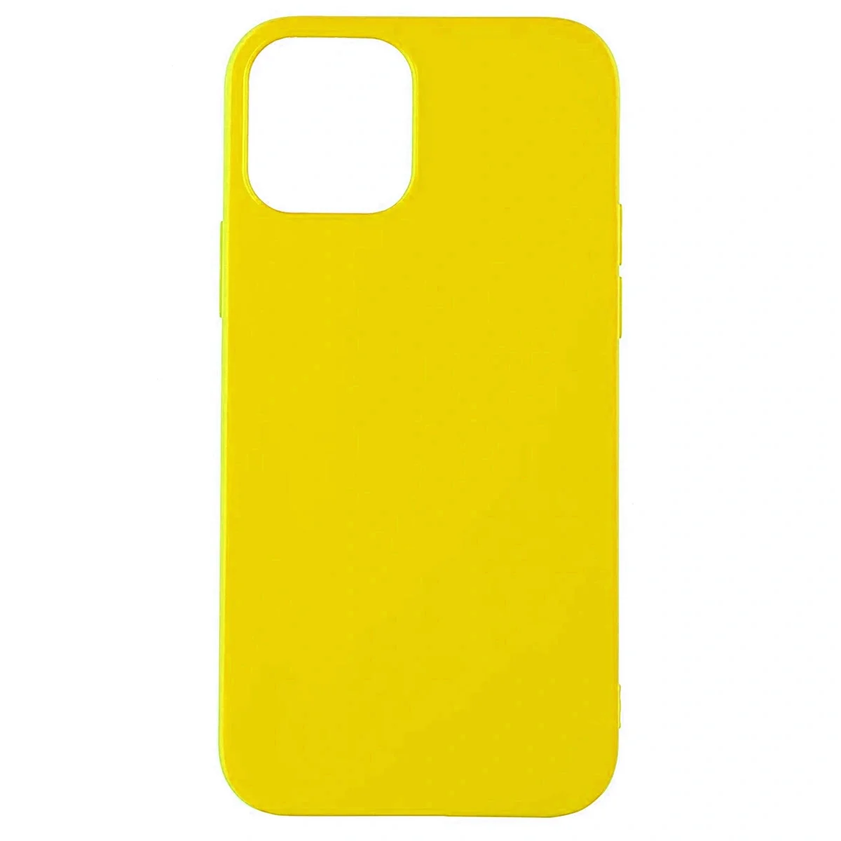 Желтый силиконовый чехол для iPhone 12 Mini
