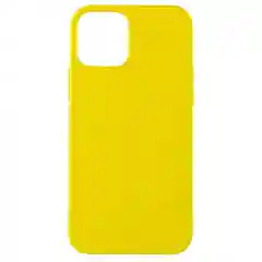 Желтый силиконовый чехол для iPhone 12 Mini