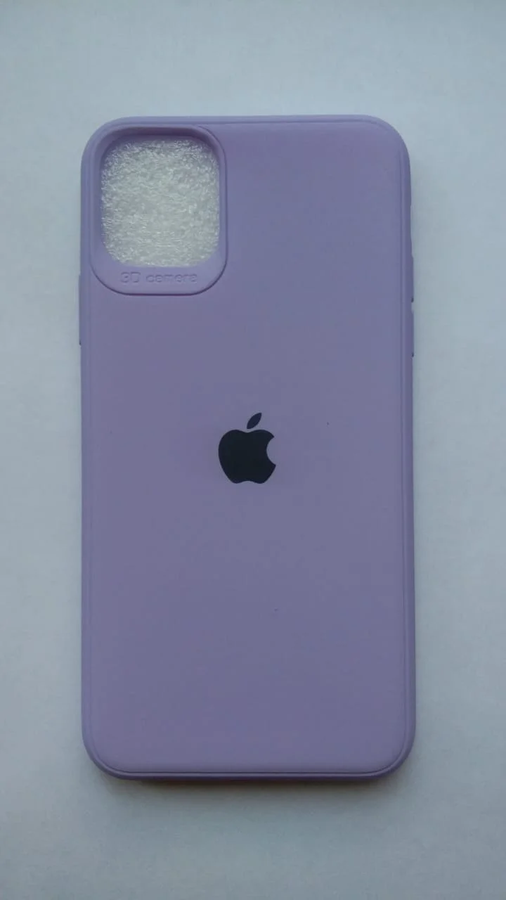 Пурпурный силиконовый чехол для Apple iPhone 11 Pro MAX