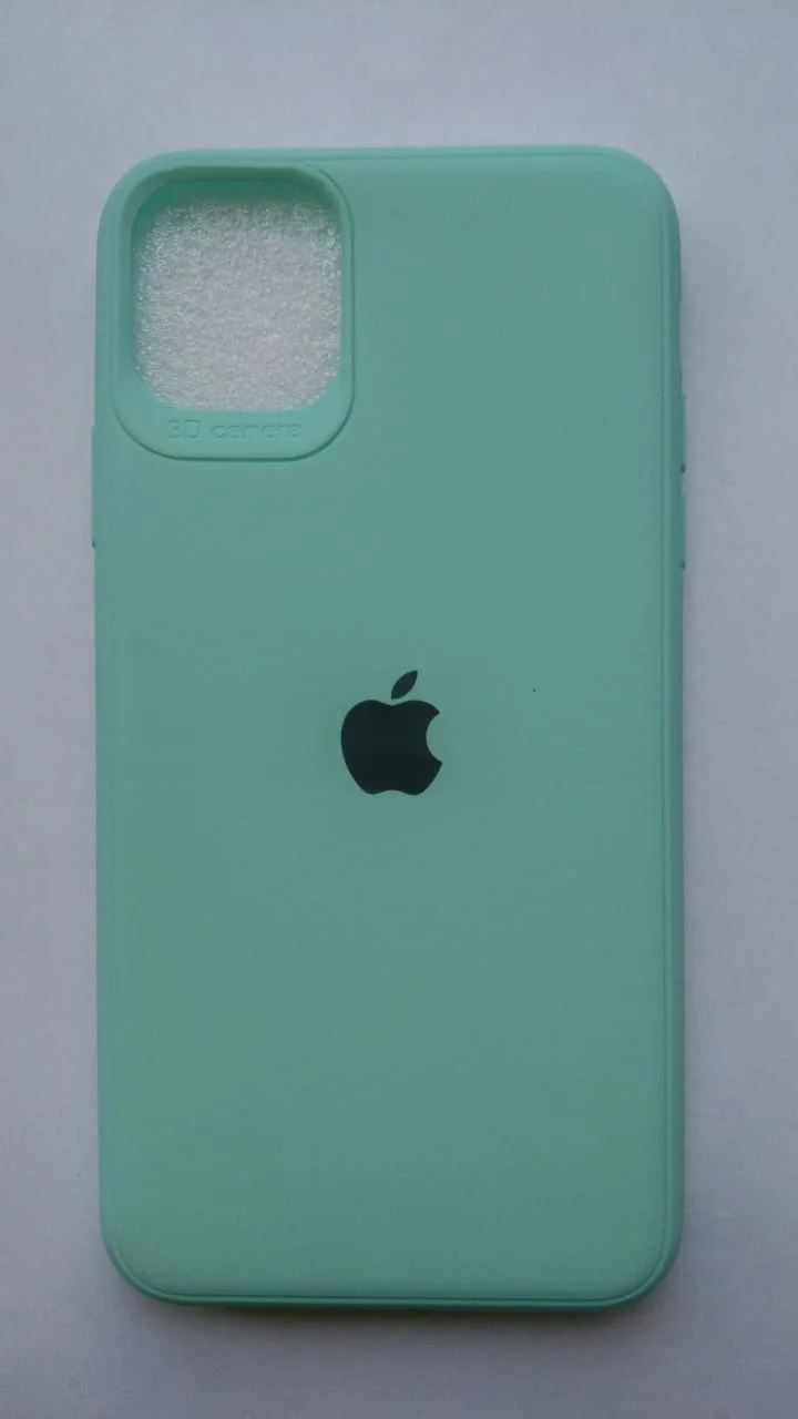 Бирюзовый силиконовый чехол для Apple iPhone 11 Pro MAX