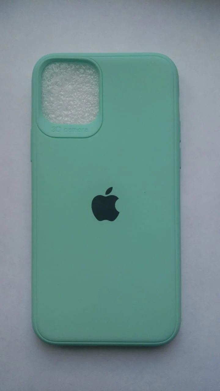 Бирюзовый силиконовый чехол для Apple iPhone 11 Pro