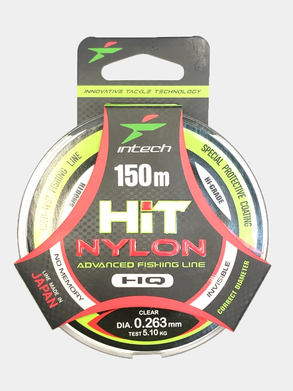 Леска "intech HIT Nylon" монофильная, 150 м