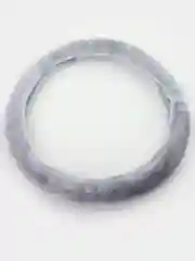 Бежевый меховая оплетка руля