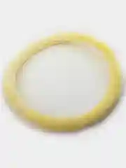 Бежевый меховая оплетка руля