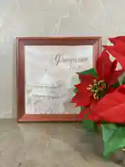 Фоторамка дерево С20, красная, пластиковый экран