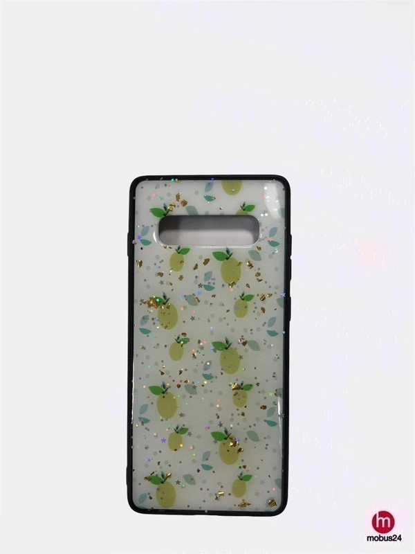 Чехол для Samsung Galaxy S10 Plus самсунг S10 Plus имитация стекла с силиконовыми краями