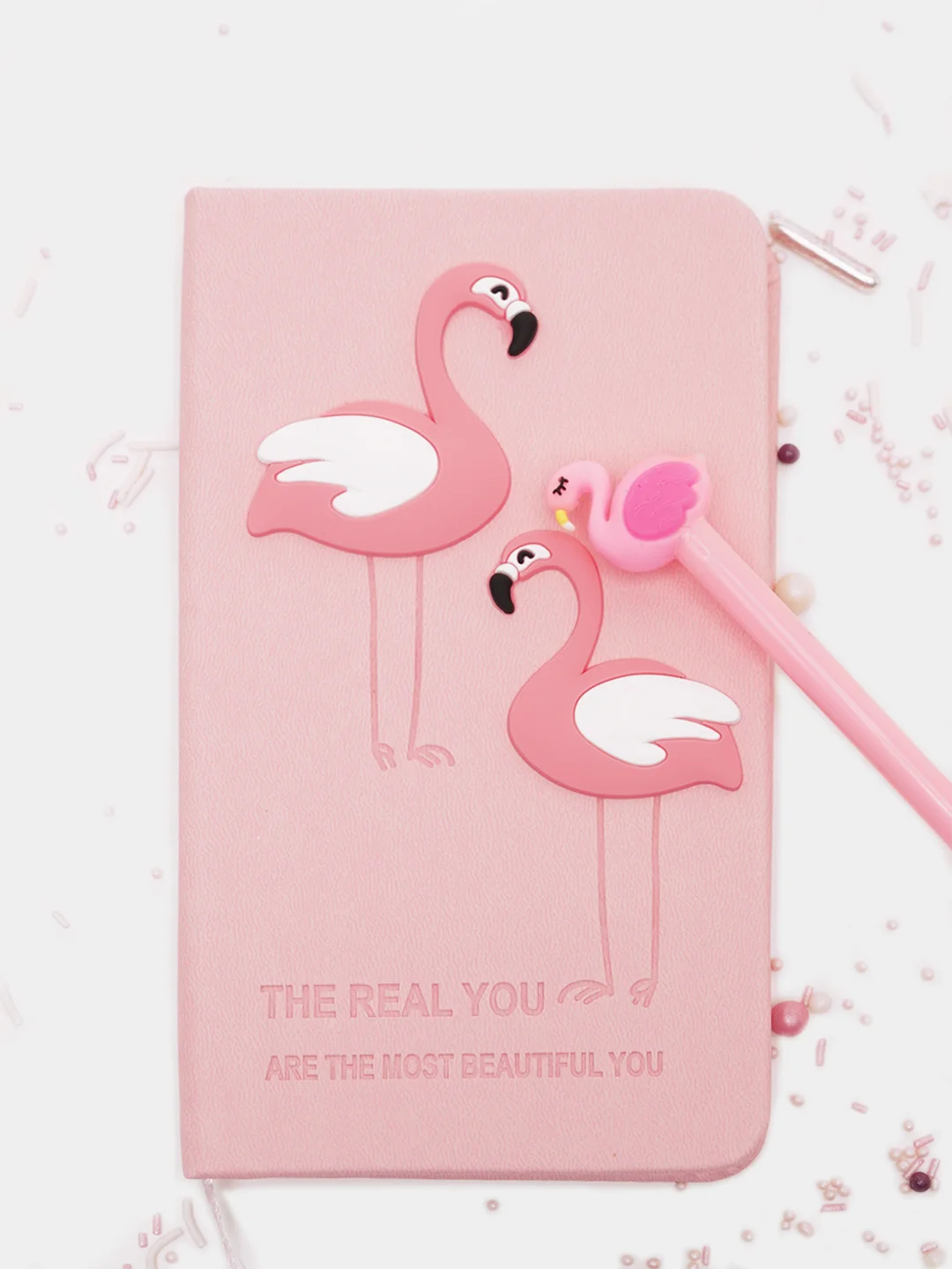 Набор для заметок: ежедневник "Flamingo" и ручка