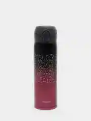 Розовый термокружка "Night stars", термос для чая и кофе 350/500мл