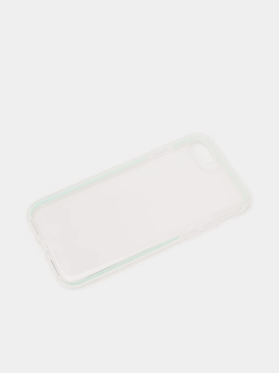 Бирюзовый чехол для iPhone "Transparent", 7 8 Plus X Xs XR SE Max 11 Pro Max 12 Pro mini