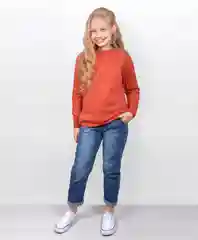 Терракотовый джемпер Golden Kids Art, для девочки, от 1 года до 10 лет