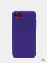 Фиолетовый чехол Silicon Case для iPhone 7 / 8 / SE 2020, силиконовый с логотипом