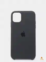 Угольный чехол Silicon Case для iPhone 11 Pro, силиконовый, с логотипом