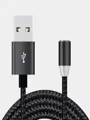 Черный магнитный кабель: micro-usb/ lighting/ type-c