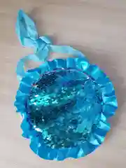 Голубой сумочка с пайетками