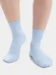 Голубой носки женские цветные