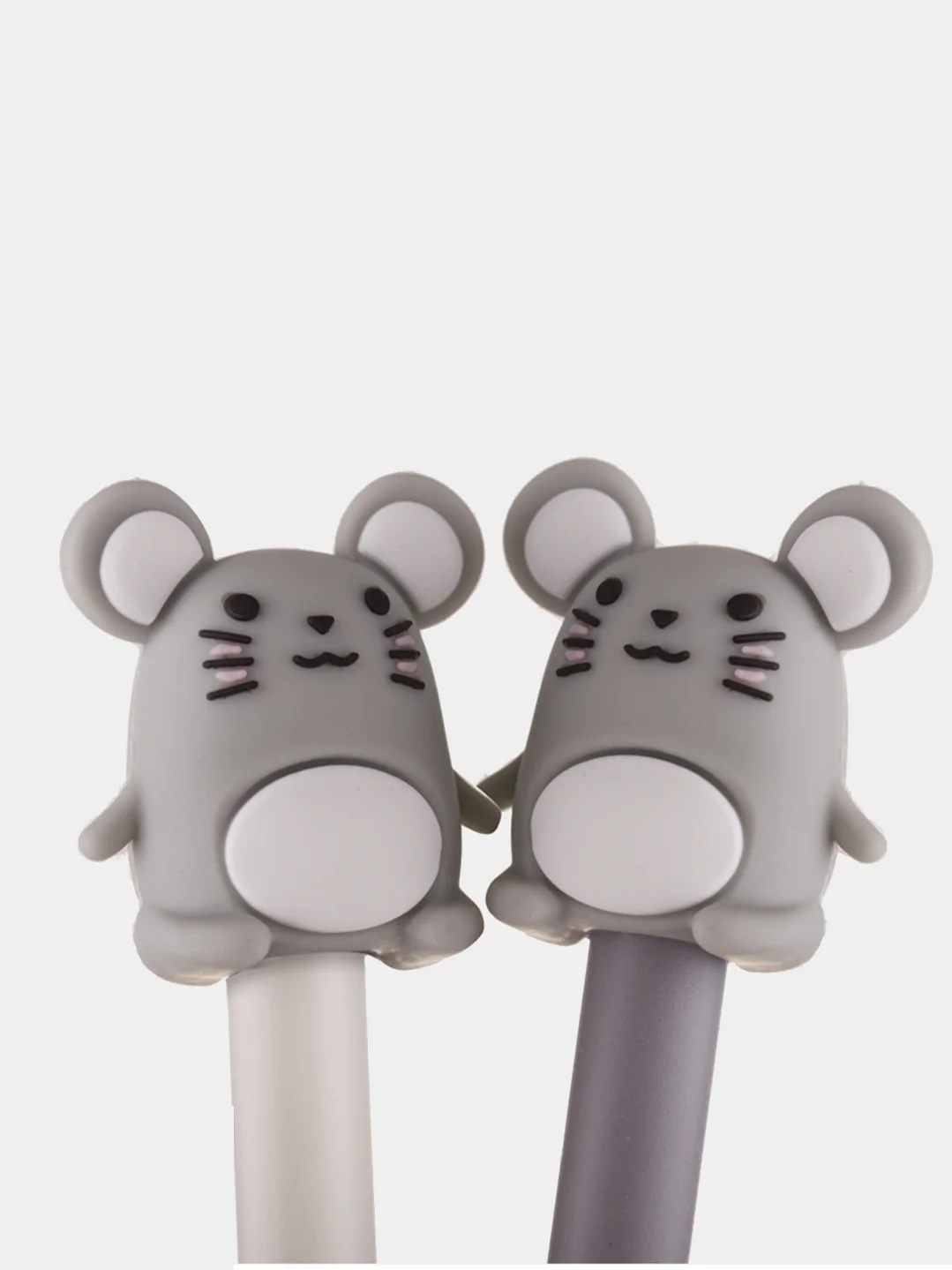 Белый ручка шариковая MESHU "Cute Mouse", синяя