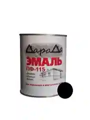 Эмаль ПФ-115"Дарада" черная,0.8кг.