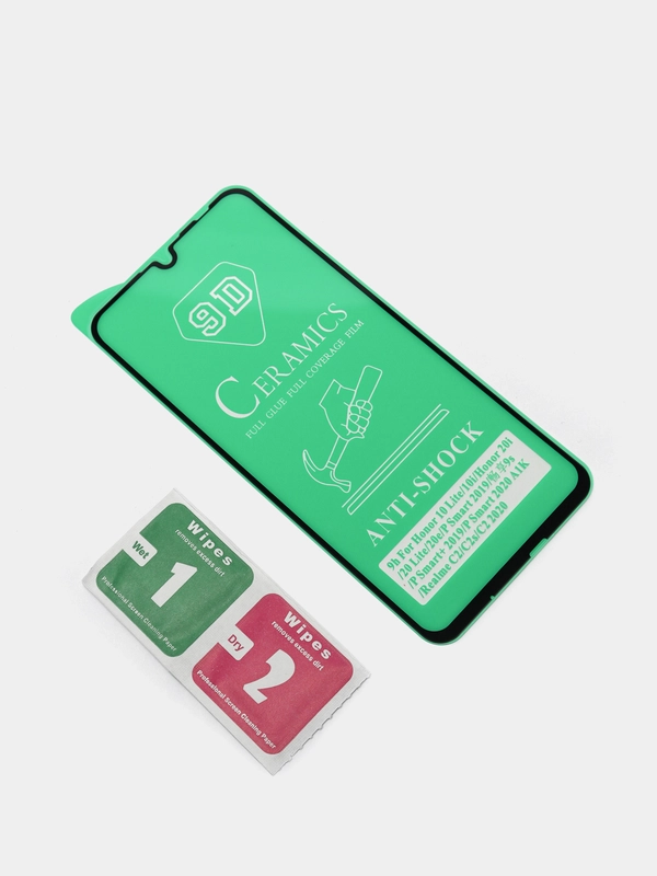 Защитное стекло CERAMICS 9D Full Glue для Huawei Honor