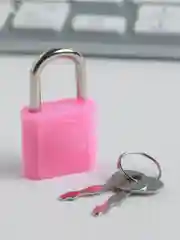 Блокнот на замочке "Единорожьи секреты", А6, 50 л