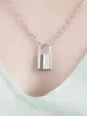 Серебряный подвеска "Замочек"