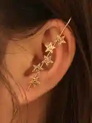 Серебряный серьги-иглы